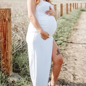 Maternity dress white <3